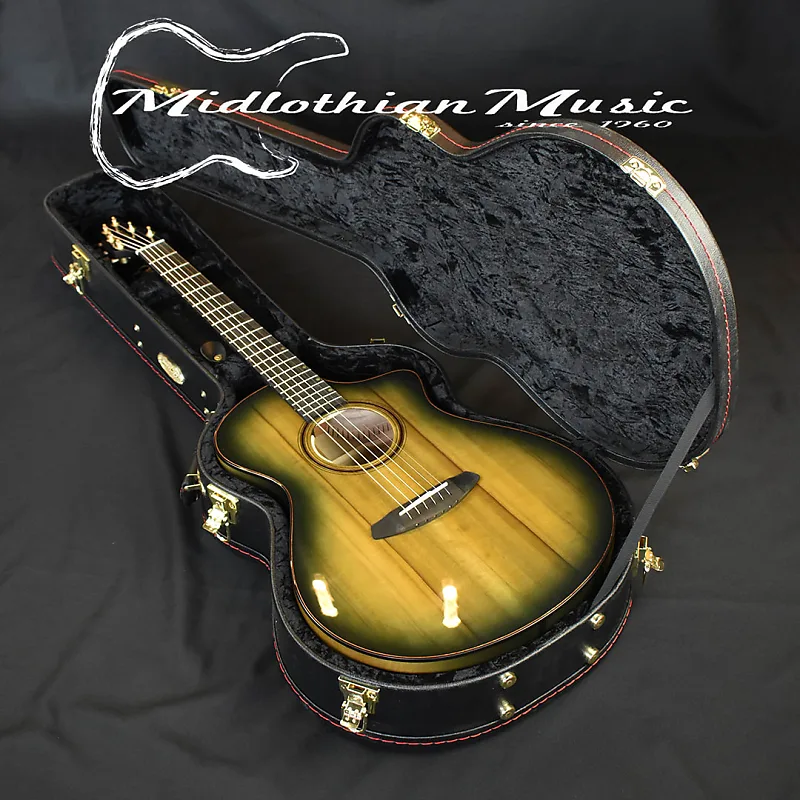 Breedlove Oregon Concert Harvest CE LTD - Myrtlewood Acoustic/Electric Guitar w/Case (27628) - Image 11