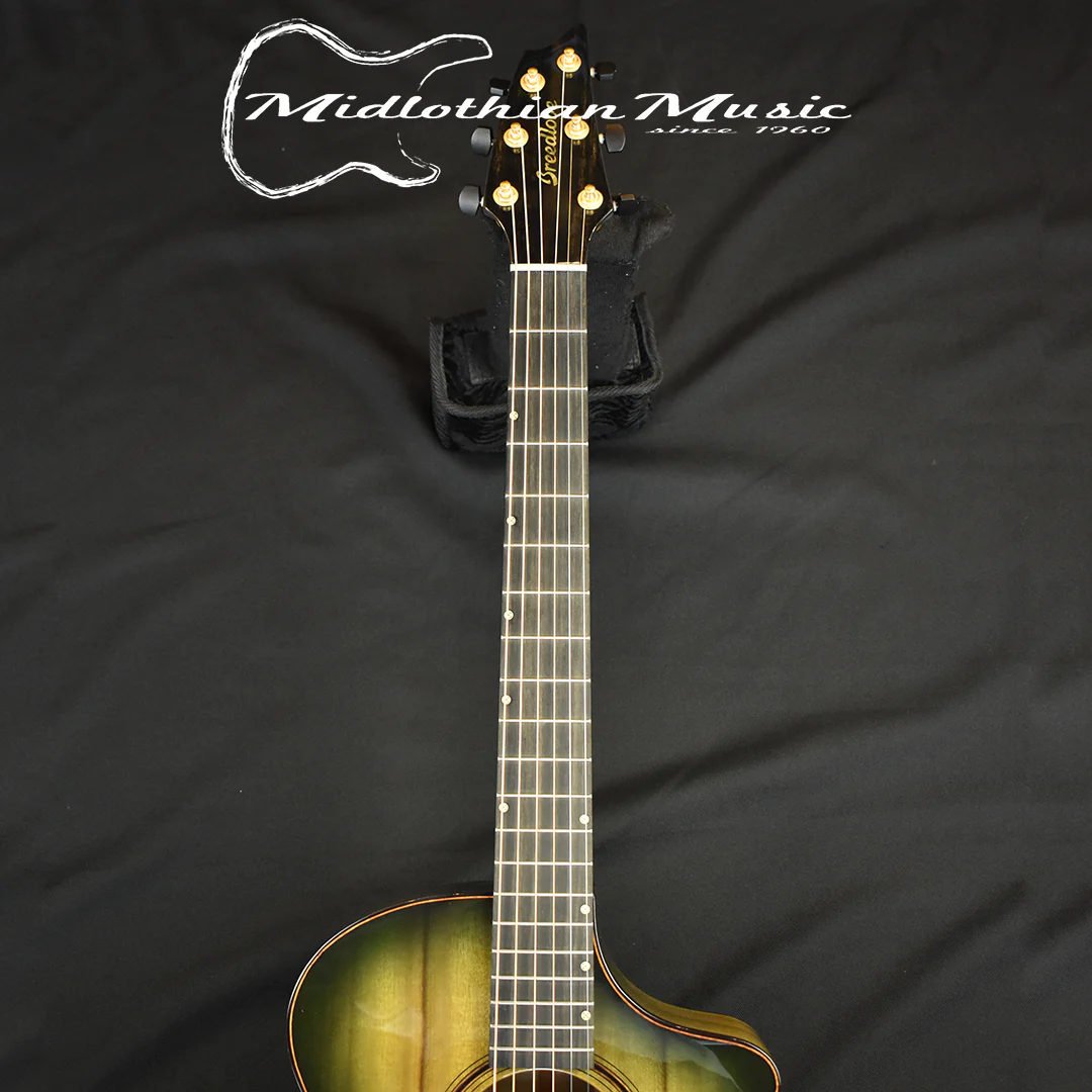 Breedlove Oregon Concert Harvest CE LTD - Myrtlewood Acoustic/Electric Guitar w/Case (27628) - Image 3