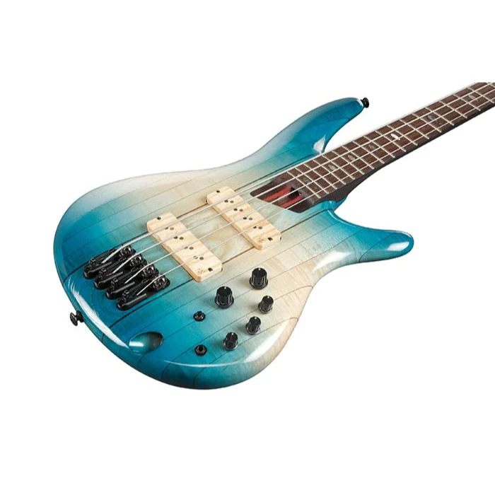 Ibanez SR4CMLTD Premium 4-String Bass Guitar - Caribbean Islet Low Gloss Finish - (I210310267) - Image 10