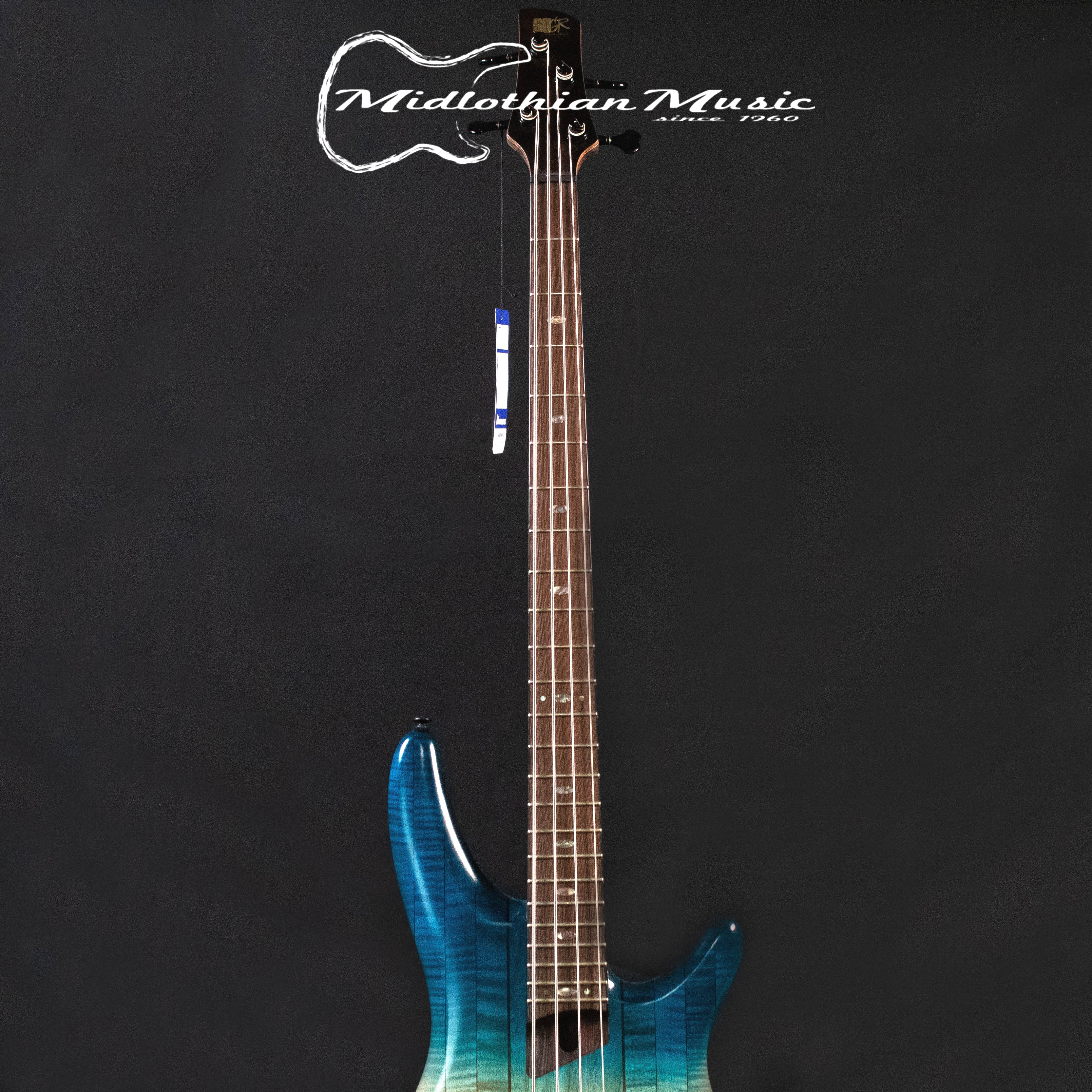 Ibanez SR4CMLTD Premium 4-String Bass Guitar - Caribbean Islet Low Gloss Finish - (I210310267) - Image 3