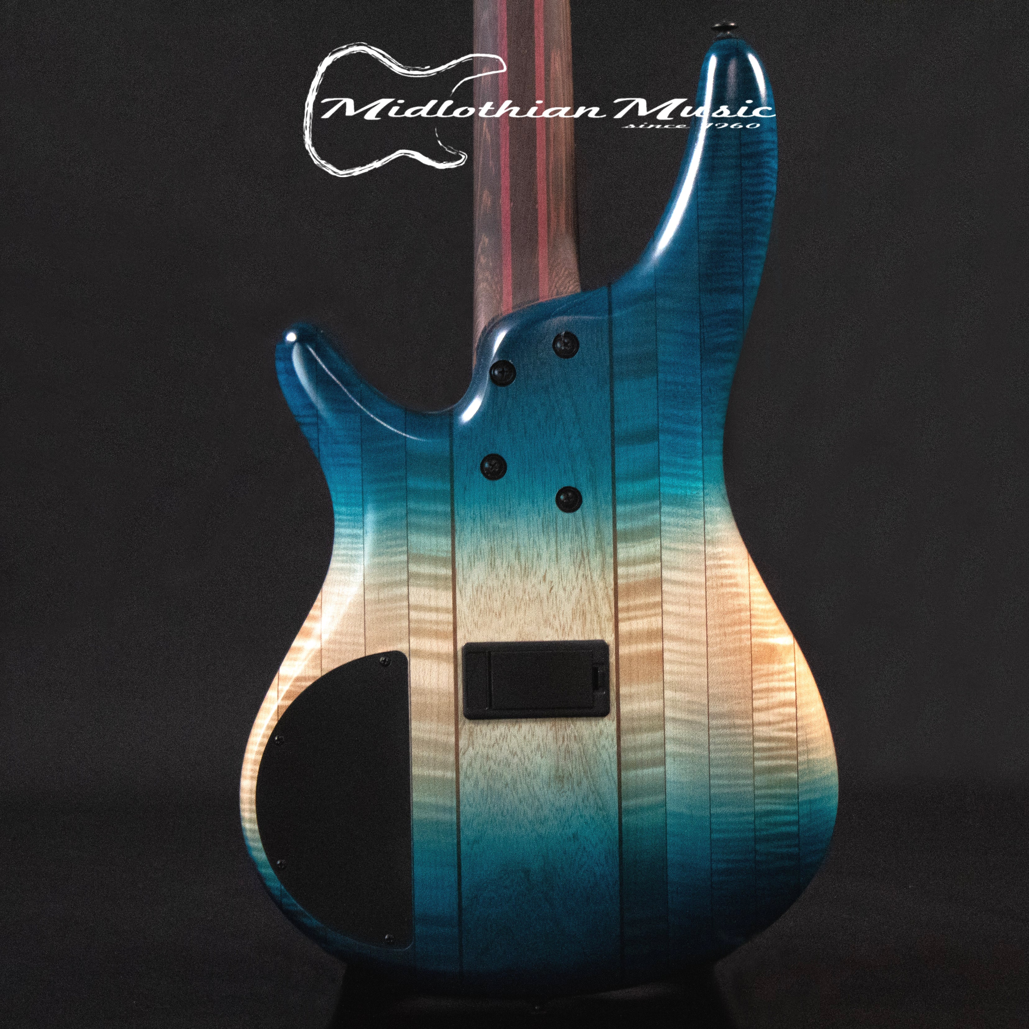 Ibanez SR4CMLTD Premium 4-String Bass Guitar - Caribbean Islet Low Gloss Finish - (I210310267) - Image 6