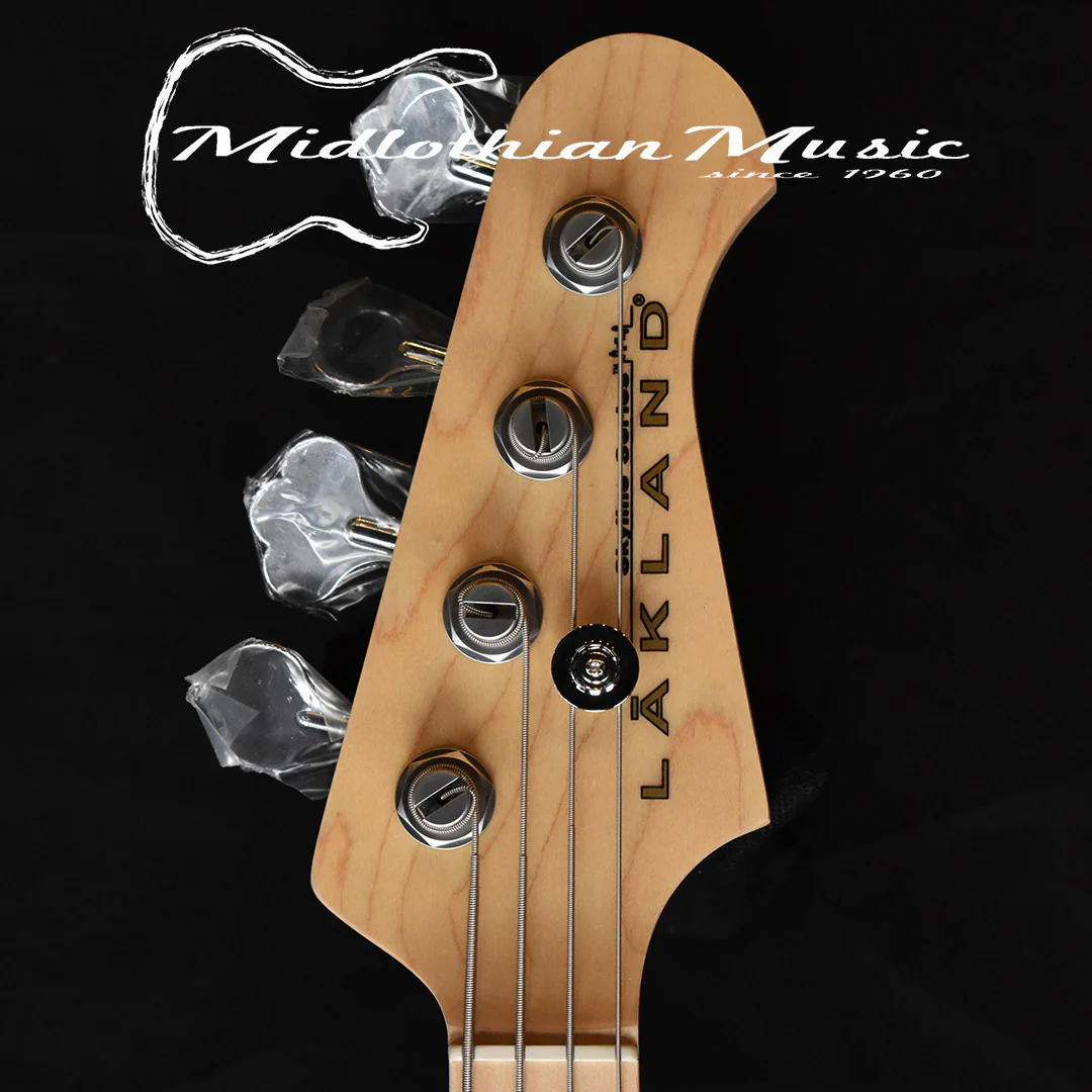 Lakland Skyline 44-02 - 4-String Deluxe Bass Guitar - Cherry Burst Gloss Finish (210619389) w/FREE GATOR GIG BAG - Image 4