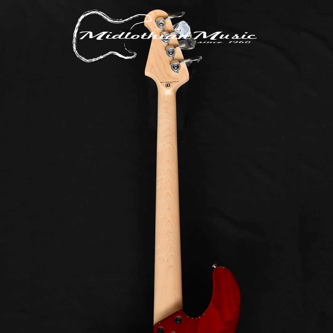 Lakland Skyline 44-02 - 4-String Deluxe Bass Guitar - Cherry Burst Gloss Finish (210619389) w/FREE GATOR GIG BAG - Image 7