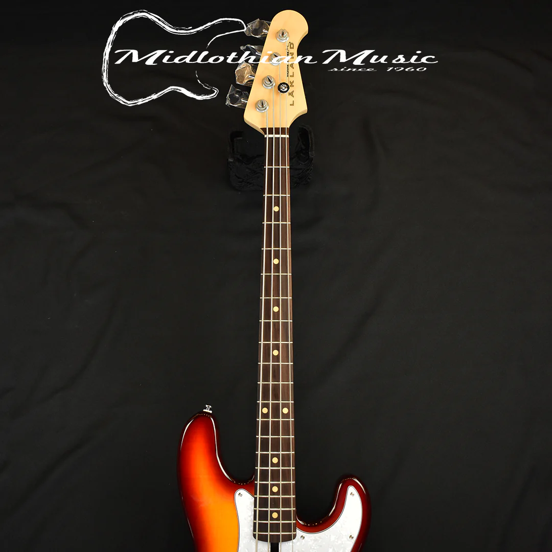 Lakland Skyline 44-64 Deluxe PJ Bass Guitar - Honeyburst Finish (220612165) w/FREE GATOR GIG BAG - Image 3