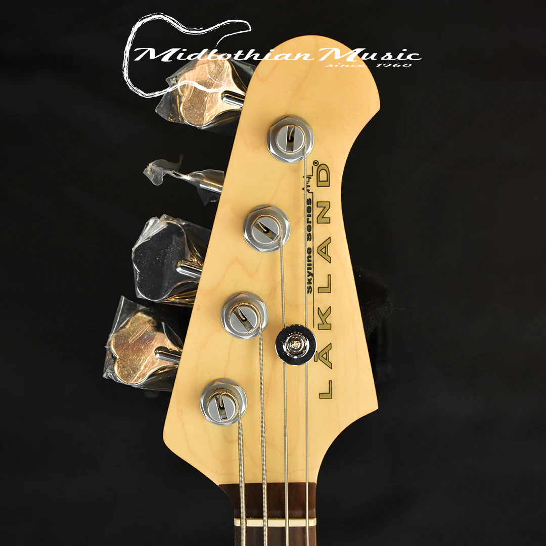 Lakland Skyline 44-64 Deluxe PJ Bass Guitar - Honeyburst Finish (220612165) w/FREE GATOR GIG BAG - Image 4