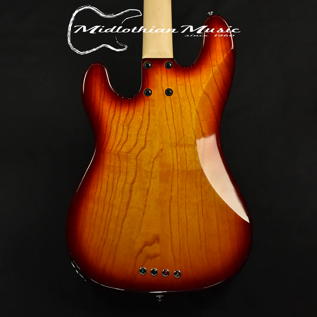 Lakland Skyline 44-64 Deluxe PJ Bass Guitar - Honeyburst Finish (220612165) w/FREE GATOR GIG BAG - Image 6