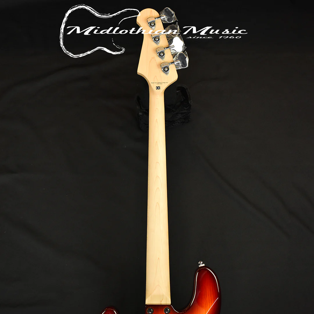 Lakland Skyline 44-64 Deluxe PJ Bass Guitar - Honeyburst Finish (220718048) w/FREE GATOR GIG BAG - Image 7