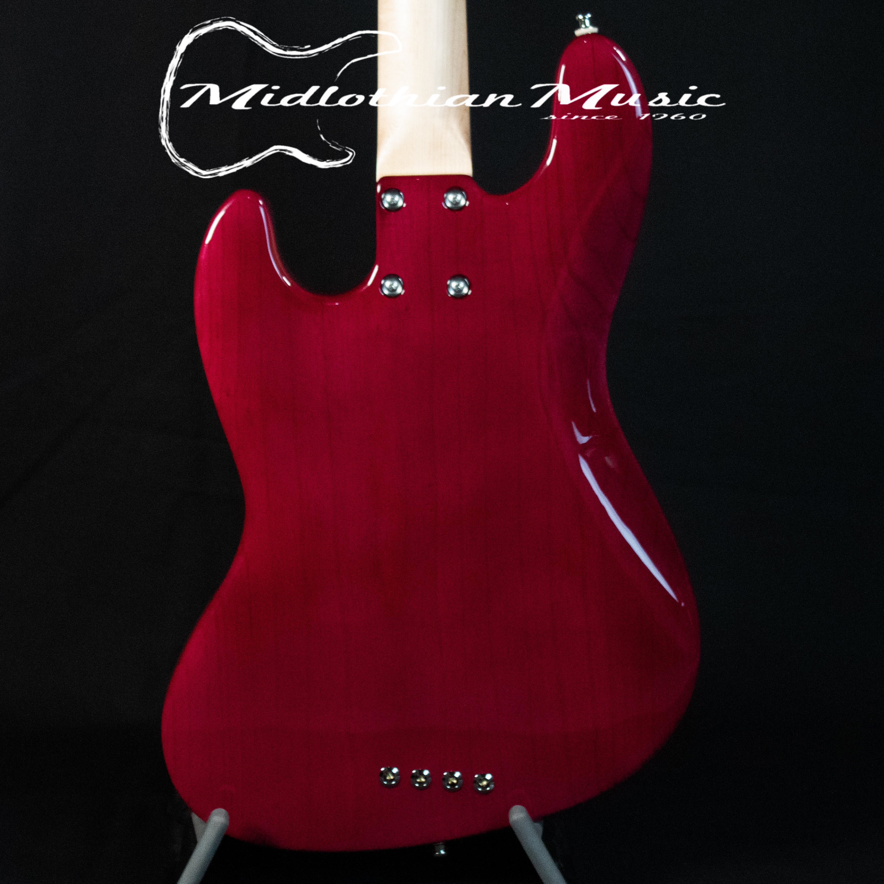 Lakland USA 44-60 - Vintage J Style 4-String Bass - Transparent Purple Finish w/Case - Image 7