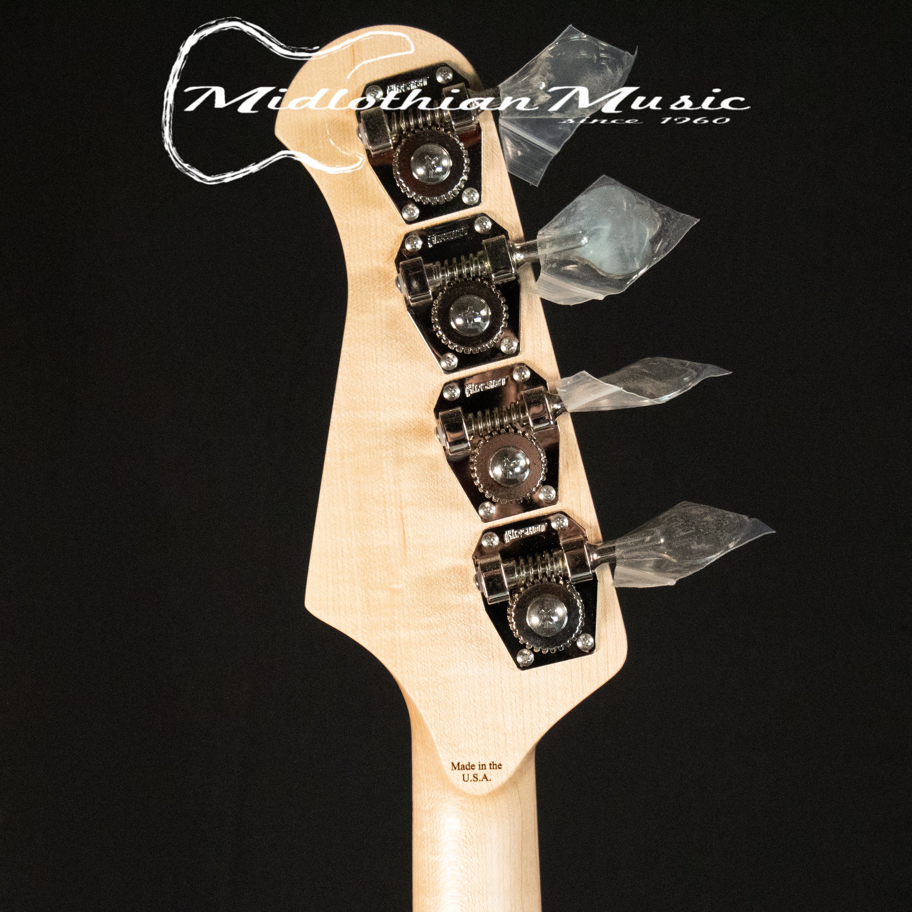 Lakland USA 44-60 - Vintage J Style 4-String Bass - Transparent Purple Finish w/Case - Image 8