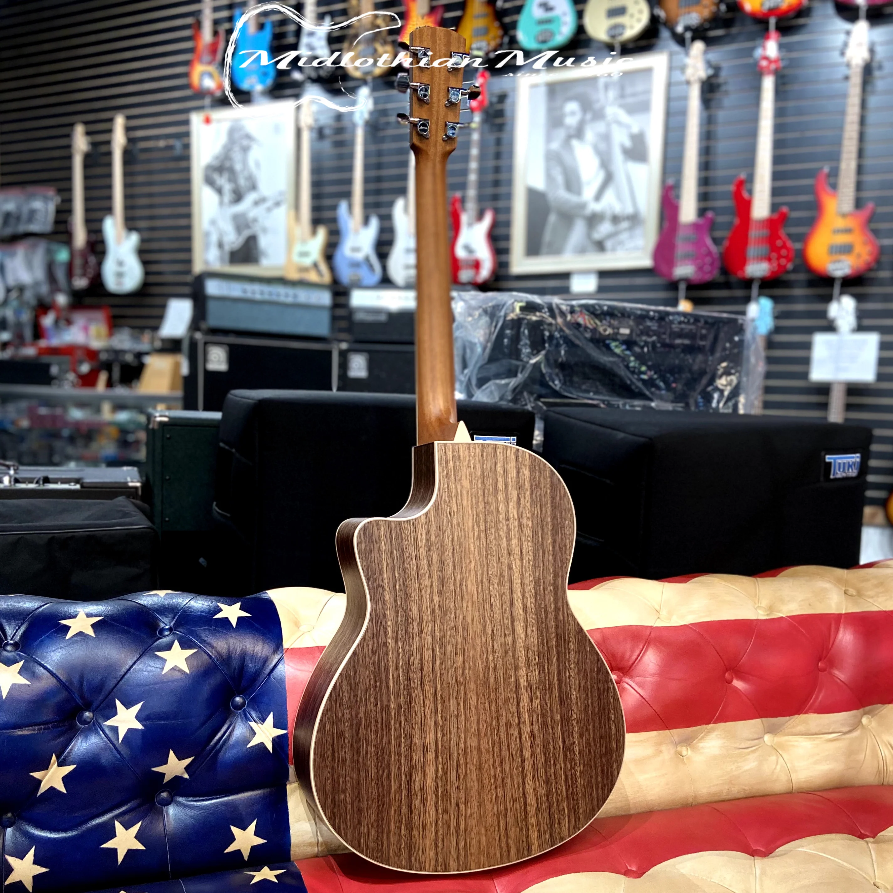 Larrivee - LV-03 Bhilwara/Moon Spruce Top - Acoustic/Electric Guitar w/Case & Element VTC Pickup (136330) - Image 12