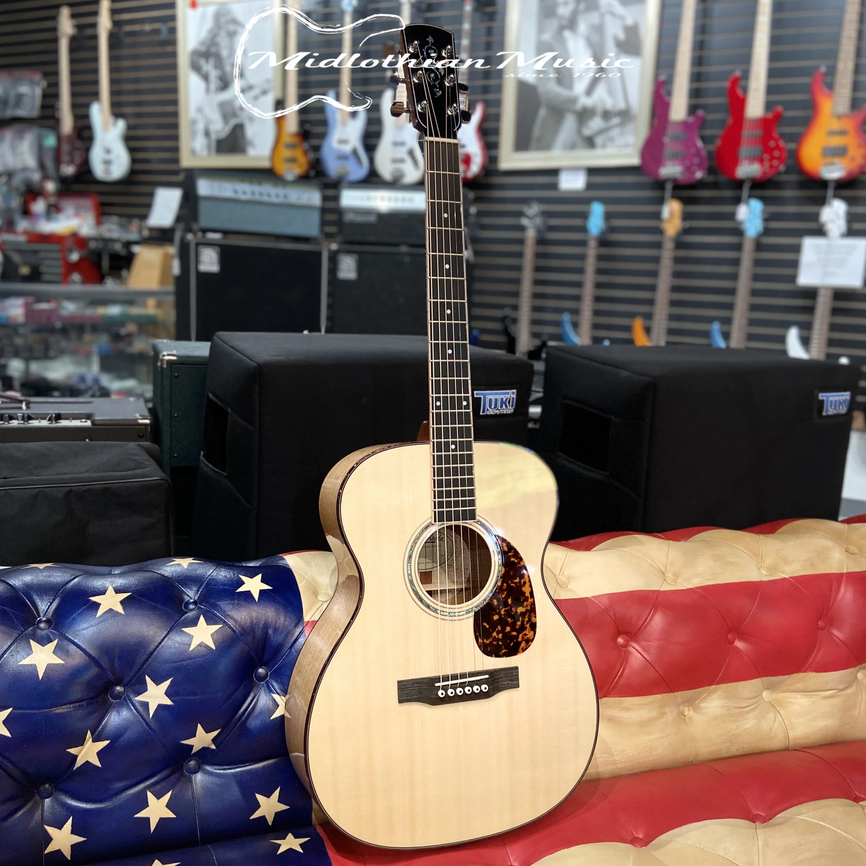 Larrivee OM-09 Custom - Silver Oak & Sitka Spruce - Acoustic Guitar w/Case (137389) - Image 9