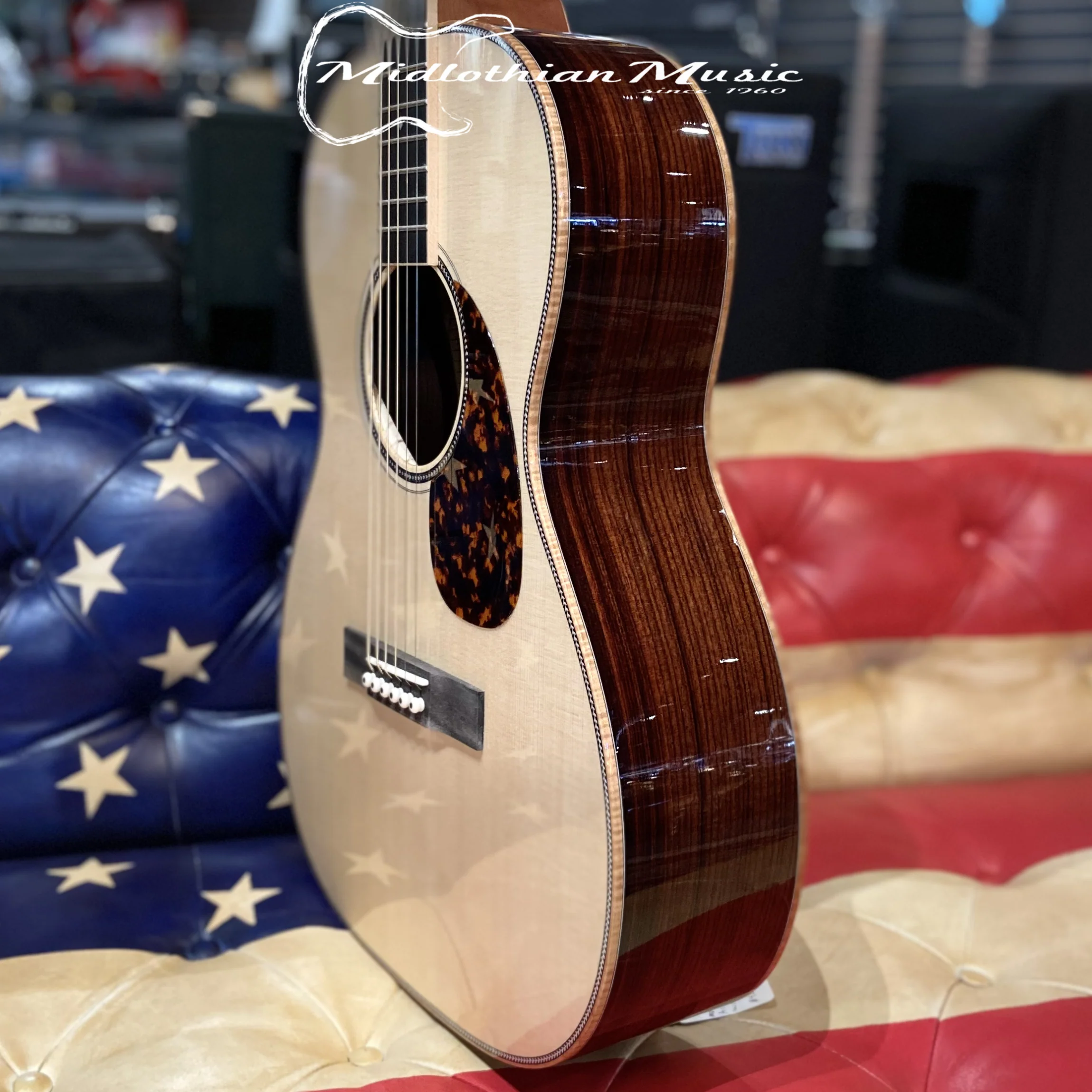 Larrivee 000-60 Acoustic Guitar - Moon Spruce Top & Rosewood Body w/Case (136783) - Image 11