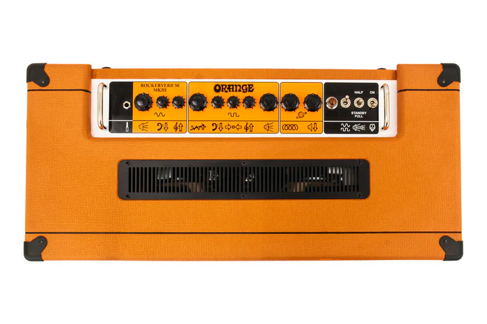 Orange Rockerverb 50C MKIII - 2 x 12" Tube Combo Amp - Orange Finish - Image 4