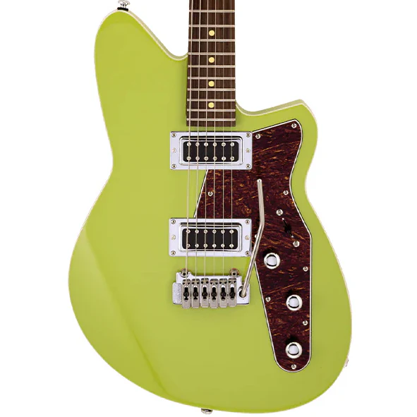 Reverend - Jetstream RB Solidbody Electric Guitar - Avocado Green Gloss Finish - Image 11
