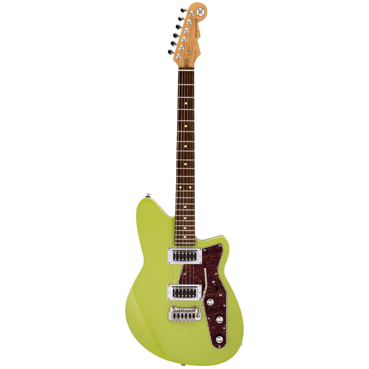Reverend - Jetstream RB Solidbody Electric Guitar - Avocado Green Gloss Finish - Image 9