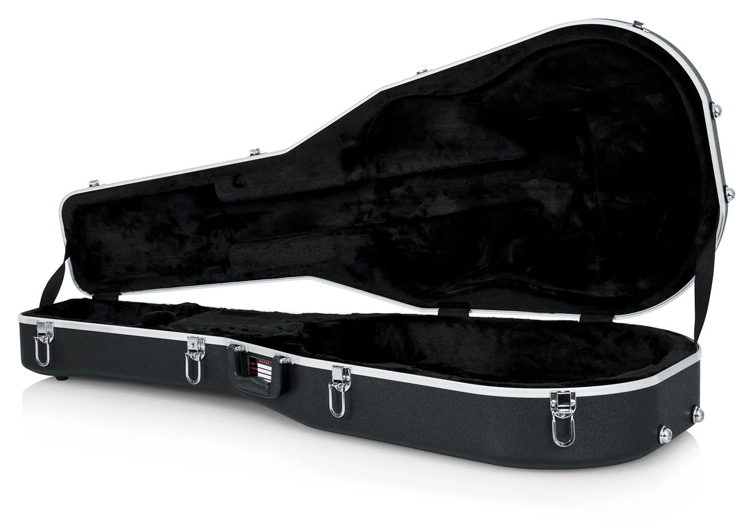 Gator Deluxe ABS Molded Case - Acoustic Dreadnought Guitar - Black Finish (GC-DREAD) - Image 3