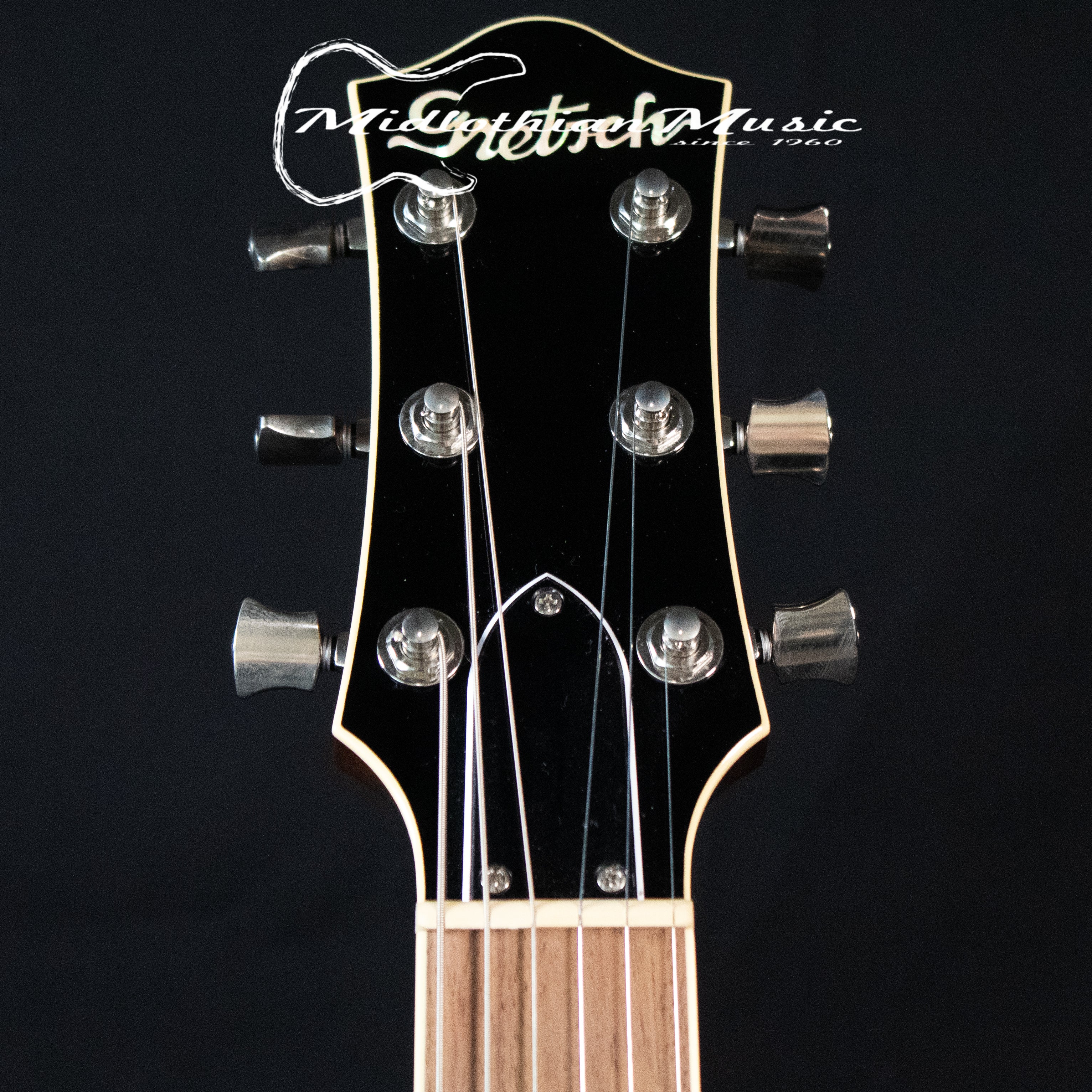 Gretsch G6228 Players Edition Jet BT w/V-Stoptail + Case - Dark Cherry Metallic Gloss Finish - Image 4