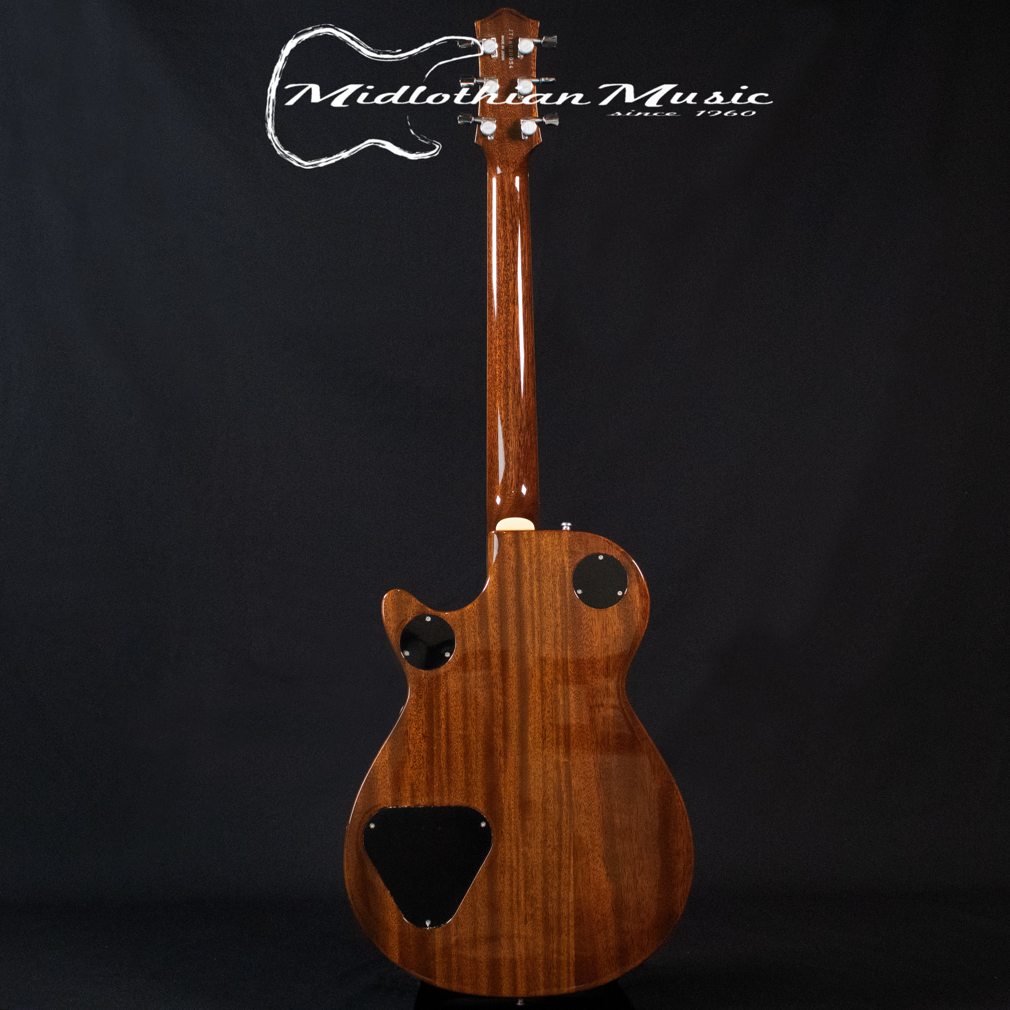 Gretsch G6228 Players Edition Jet BT w/V-Stoptail + Case - Dark Cherry Metallic Gloss Finish - Image 5