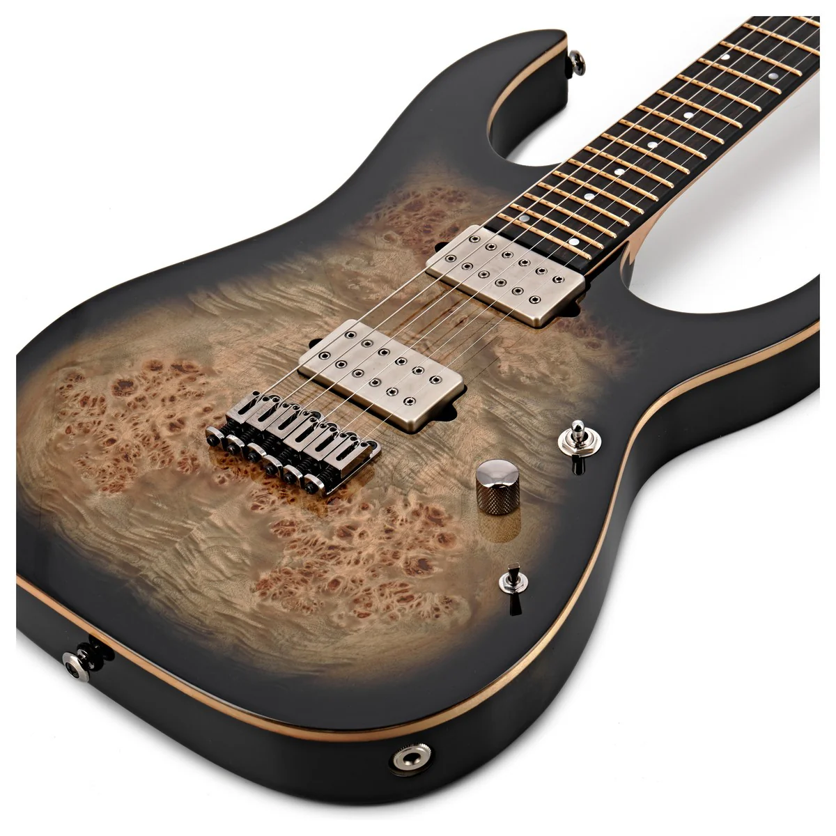Ibanez RG1121PB-CKB RG Premium w/Gig Bag - Charcoal Black Burst DISCOUNTED! - Image 11