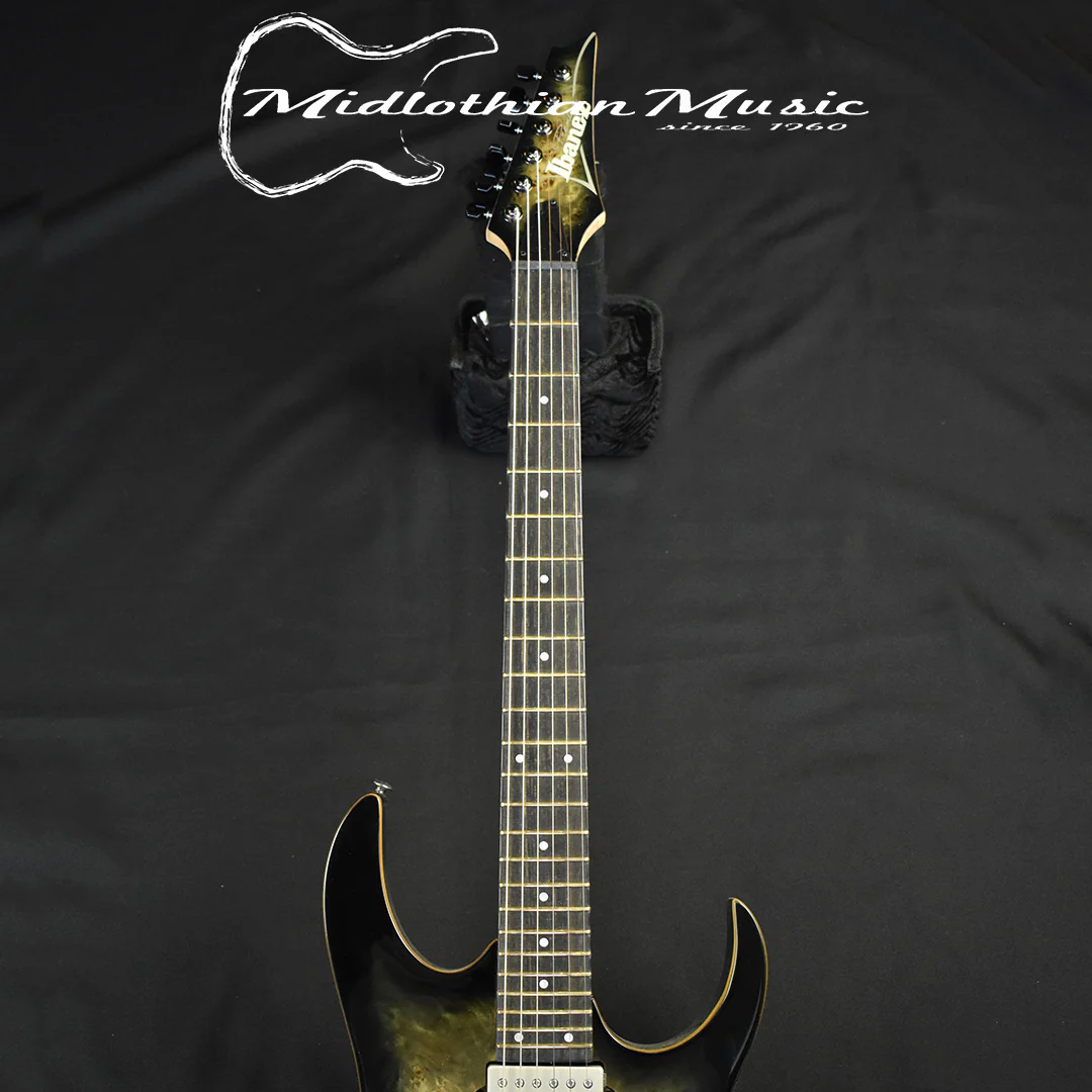 Ibanez RG1121PB-CKB RG Premium w/Gig Bag - Charcoal Black Burst DISCOUNTED! - Image 3