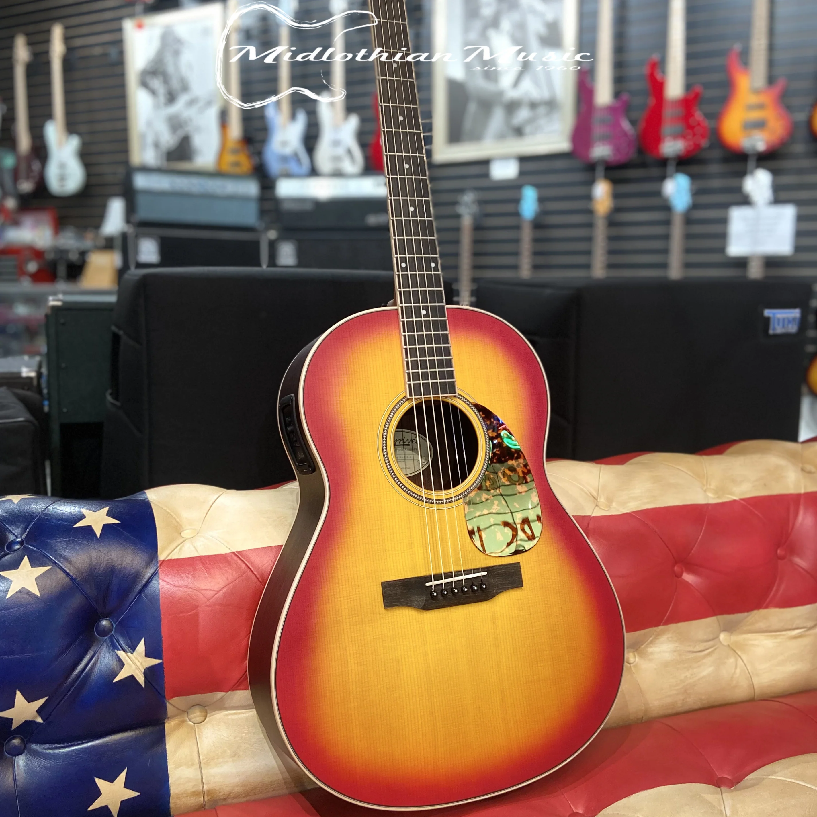 Larrivee L-03RE - Recording Series Acoustic/Electric Guitar w/Stagepro Element + Case - Image 9